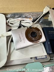 MaxSold Auction: Canon PowerShot SD1100 IS / Digital ELPH - San Jose (California, USA) PARTNER MANAGED Estate Sale Online Auction -  E Humboldt