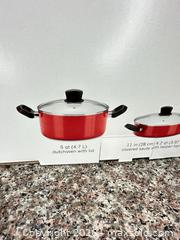 MaxSold Auction: Cooks 10-Piece Red Nonstick Ceramic Cookware Set - San Jose (California, USA) PARTNER MANAGED Estate Sale Online Auction -  E Humboldt