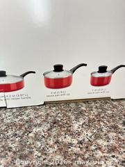 MaxSold Auction: Cooks 10-Piece Red Nonstick Ceramic Cookware Set - San Jose (California, USA) PARTNER MANAGED Estate Sale Online Auction -  E Humboldt