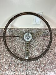 MaxSold Auction: Ford OEM Three-Spoke Steering Wheel for 1960s Mustang - San Jose (California, USA) PARTNER MANAGED Estate Sale Online Auction -  E Humboldt