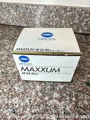 MaxSold Auction: Minolta Maxxum AF 24-50mm f/4 Zoom Lens (Minolta A / AF Mount) - San Jose (California, USA) PARTNER MANAGED Estate Sale Online Auction -  E Humboldt