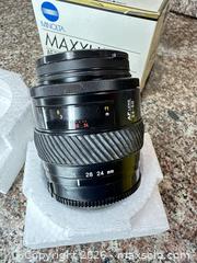 MaxSold Auction: Minolta Maxxum AF 24-50mm f/4 Zoom Lens (Minolta A / AF Mount) - San Jose (California, USA) PARTNER MANAGED Estate Sale Online Auction -  E Humboldt