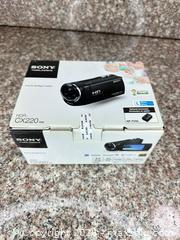 MaxSold Auction: Sony HDR-CX220 Handycam - Full HD 1080p, 32x Zoom - San Jose (California, USA) PARTNER MANAGED Estate Sale Online Auction -  E Humboldt