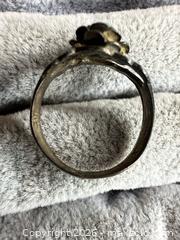 MaxSold Auction: Sterling Silver Ring with Natural Turquoise, Floral Southwestern - San Jose (California, USA) PARTNER MANAGED Estate Sale Online Auction -  E Humboldt