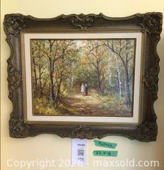 MaxSold Auction: Framed Signed Oil Painting by Anna - Barrie (Ontario, Canada) PARTNER  MANAGED Estate Sale Online Auction - Rodney Street