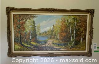 MaxSold Auction: Framed signed oil painting by Anna - Barrie (Ontario, Canada) PARTNER  MANAGED Estate Sale Online Auction - Rodney Street