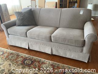 MaxSold Auction: LaZboy Upholstered Sofa - Kingston (Ontario, Canada) PARTNER MANAGED Downsizing Online Auction - Princess Street (STORAGE)