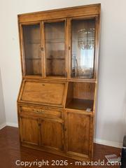 MaxSold Auction: Sklar-Peppler Wood Bar Cabinet - Kingston (Ontario, Canada) PARTNER MANAGED Downsizing Online Auction - Princess Street (STORAGE)