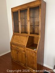 MaxSold Auction: Sklar-Peppler Wood Bar Cabinet - Kingston (Ontario, Canada) PARTNER MANAGED Downsizing Online Auction - Princess Street (STORAGE)