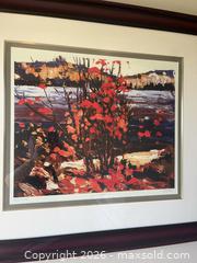 MaxSold Auction: Tom Thomson Lake and Red Tree Framed Print - Kingston (Ontario, Canada) PARTNER MANAGED Downsizing Online Auction - Princess Street (STORAGE)