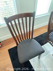 MaxSold Auction: 5-Piece Dark Brown Mission Style Oval Wood Dining Set - Fuquay-Varina (North Carolina, USA) PARTNER MANAGED Downsizing Online Auction - Dairy Glen Drive