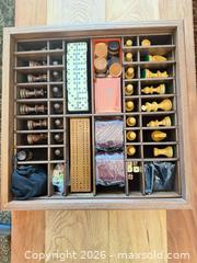 MaxSold Auction: Drueke Wood Combination Backgammon & Chess Set - Fuquay-Varina (North Carolina, USA) PARTNER MANAGED Downsizing Online Auction - Dairy Glen Drive