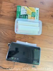 MaxSold Auction: FoodSaver Vacuum Sealer Machine with Seal Rolls - Black - Fuquay-Varina (North Carolina, USA) PARTNER MANAGED Downsizing Online Auction - Dairy Glen Drive