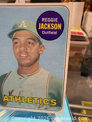 MaxSold Auction: 1969 Topps Reggie Jackson #260 Oakland Athletics Baseball Card - Maple Ridge (British Columbia, Canada) PARTNER MANAGED Estate Sale Online Auction - Blanshard