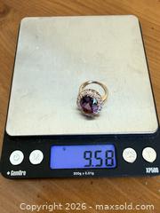 MaxSold Auction: 14K Amethyst Ring with Diamond Halo - Toronto (Ontario, Canada) PARTNER MANAGED Estate Sale Online Auction - Empress Avenue (CONDO)
