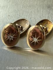 MaxSold Auction: Antique 14K and Diamond Monogrammed Cufflinks - Toronto (Ontario, Canada) PARTNER MANAGED Estate Sale Online Auction - Empress Avenue (CONDO)