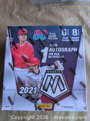 MaxSold Auction: 2021 Panini Baseball Sealed Hobby Box - Welland (Ontario, Canada) SELLER MANAGED Reseller Online Auction - Young Road