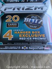 MaxSold Auction: 2021 Panini Prizm Football Sealed Hanger Box - Welland (Ontario, Canada) SELLER MANAGED Reseller Online Auction - Young Road