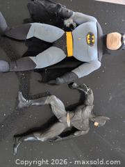 MaxSold Auction: Batman Plush & Plastic Action Figure, 12–18 in, Black/Grey - Welland (Ontario, Canada) SELLER MANAGED Reseller Online Auction - Young Road