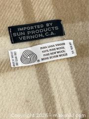 MaxSold Auction: 100% Pure Wool Throw Blanket from Uruguay - Campbell (California, USA) PARTNER MANAGED Estate Sale Online Auction -  Dell Avenue