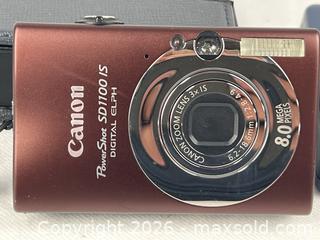 MaxSold Auction: Canon PowerShot Digital ELPH Camera - Campbell (California, USA) PARTNER MANAGED Estate Sale Online Auction -  Dell Avenue