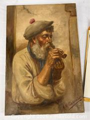 MaxSold Auction: Early 1900’s Oil Painting by Russian Artist Alexis Podchernikoff - Campbell (California, USA) PARTNER MANAGED Estate Sale Online Auction -  Dell Avenue
