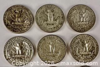 MaxSold Auction: Ten Washington U.S. Silver Quarter Dollars - Campbell (California, USA) PARTNER MANAGED Estate Sale Online Auction -  Dell Avenue