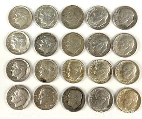MaxSold Auction: Twenty Roosevelt U.S. Silver Dimes - Campbell (California, USA) PARTNER MANAGED Estate Sale Online Auction -  Dell Avenue