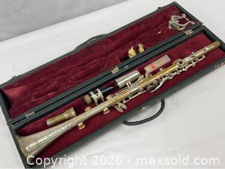 MaxSold Auction: Vintage Nuernberger Metal Clarinet - Campbell (California, USA) PARTNER MANAGED Estate Sale Online Auction -  Dell Avenue