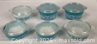 MaxSold Auction: Vintage Pyrex Covered Casserole Grouping - Campbell (California, USA) PARTNER MANAGED Estate Sale Online Auction -  Dell Avenue