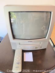 MaxSold Auction: Toshiba MV13DN2C CRT TV with Built-in VCR, ~11" Screen - Saanich (British Columbia, Canada) PARTNER MANAGED Downsizing Online Auction - Marsett Place