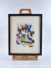 MaxSold Auction: JOAN MIRO ORIGINAL COLOUR LITHOGRAPH 1972 FRAMED - Toronto (Ontario, Canada) PARTNER MANAGED Estate Sale Online Auction - Old Forrest Hill Road
