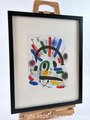 MaxSold Auction: JOAN MIRO ORIGINAL COLOUR LITHOGRAPH 1972 FRAMED - Toronto (Ontario, Canada) PARTNER MANAGED Estate Sale Online Auction - Old Forrest Hill Road