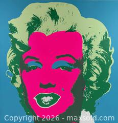 MaxSold Auction: STUNNING ANDY WARHOL SILKSCREEN 'PINK/BLUE MARILYN'  - Toronto (Ontario, Canada) PARTNER MANAGED Estate Sale Online Auction - Old Forrest Hill Road