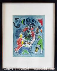 MaxSold Auction: STUNNING MARC CHAGALL ORIGINAL LITHOGRAPH - Toronto (Ontario, Canada) PARTNER MANAGED Estate Sale Online Auction - Old Forrest Hill Road