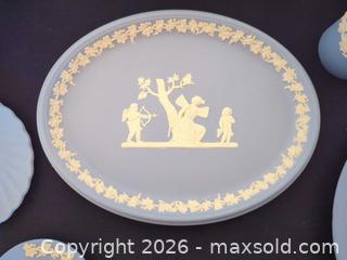 MaxSold Auction: Wedgwood Light Blue & White Jasperware Tea Service Lot (12 pcs) - Ottawa (Ontario, Canada) SELLER MANAGED Estate Sale Online Auction - Bramblegrove Crescent