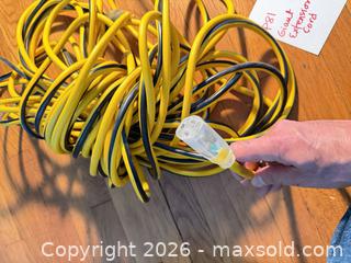 MaxSold Auction: 100 ft 12 AWG Yellow/Black 3-Prong Grounded Extension Cord - Bremerton (Washington, USA) SELLER MANAGED Estate Sale Online Auction - Burwell Street