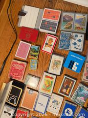 MaxSold Auction: Lot of 16–30 Assorted Playing Card Decks — Hoyle, KEM, AMSCO, Novelty - Bremerton (Washington, USA) SELLER MANAGED Estate Sale Online Auction - Burwell Street