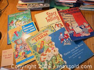 MaxSold Auction: Lot of Children's Picture, Activity & Educational Books (Vintage/Mixed) - Bremerton (Washington, USA) SELLER MANAGED Estate Sale Online Auction - Burwell Street