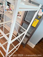 MaxSold Auction: Origami White Metal 4-Tier Wire Shelving Unit - Bremerton (Washington, USA) SELLER MANAGED Estate Sale Online Auction - Burwell Street