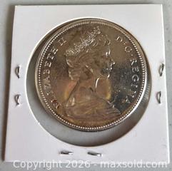 MaxSold Auction: 1967 CANADA CANADIAN Confederation Founding Goose OLD Silver Dollar Coin - Brampton (Ontario, Canada) PARTNER MANAGED Commercial Liquidation Online Auction - Rosedale Avenue West