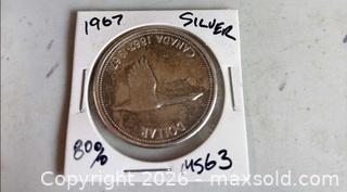 MaxSold Auction: 1967 canada one dollar coin - Brampton (Ontario, Canada) PARTNER MANAGED Commercial Liquidation Online Auction - Rosedale Avenue West