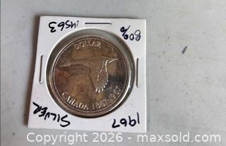 MaxSold Auction: 1967 canada one dollar coin - Brampton (Ontario, Canada) PARTNER MANAGED Commercial Liquidation Online Auction - Rosedale Avenue West