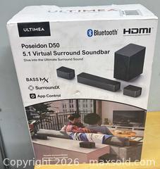 MaxSold Auction: ULTIMEA Poseidon D50 5.1 Virtual Surround Soundbar system  - Brampton (Ontario, Canada) PARTNER MANAGED Commercial Liquidation Online Auction - Rosedale Avenue West