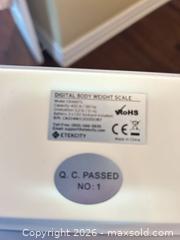 MaxSold Auction: Etekcity Digital Bathroom Scale EB43875 Silver/Gray - Toronto (Ontario, Canada) SELLER MANAGED Estate Sale Online Auction - Burnhamthorpe Crescent (CONDO)