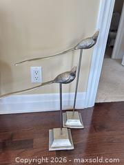 MaxSold Auction: Pair of Silver Metal Decorative Figurines, Modern/Contemporary - Toronto (Ontario, Canada) SELLER MANAGED Estate Sale Online Auction - Burnhamthorpe Crescent (CONDO)
