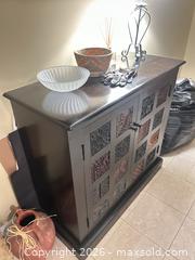 MaxSold Auction: Rustic Dark Brown & Black Wood Sideboard Buffet, Medium - Toronto (Ontario, Canada) SELLER MANAGED Estate Sale Online Auction - Burnhamthorpe Crescent (CONDO)