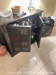 MaxSold Auction: Rustic Dark Brown & Black Wood Sideboard Buffet, Medium - Toronto (Ontario, Canada) SELLER MANAGED Estate Sale Online Auction - Burnhamthorpe Crescent (CONDO)