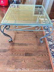 MaxSold Auction: Wrought Iron Scrollwork Coffee Table with Clear Glass Top - Toronto (Ontario, Canada) SELLER MANAGED Estate Sale Online Auction - Burnhamthorpe Crescent (CONDO)