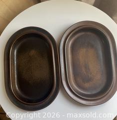 MaxSold Auction: 2 Vintage Arabia "Ruska" Platters - Made in Finland  - Toronto (Ontario, Canada) SELLER MANAGED Downsizing Online Auction - Maplewood Avenue